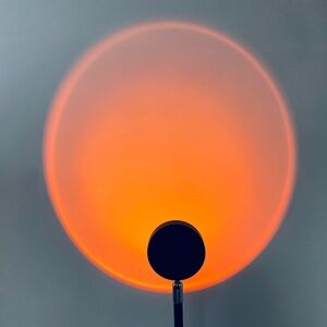 Sunset light for photo backdrop